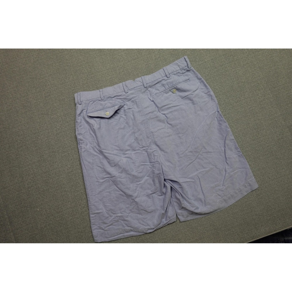 Polo Ralph Lauren Shorts Mens 40 Blue Canvas Chino Flat Front 11 Inseam Preppy